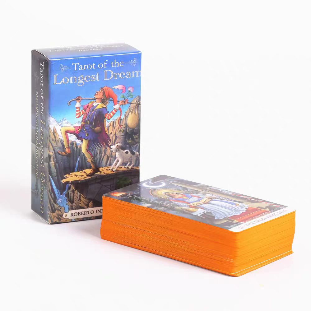 Tarot Deck With Guidebook - 78 بطاقة حلم طويلة مع دليل