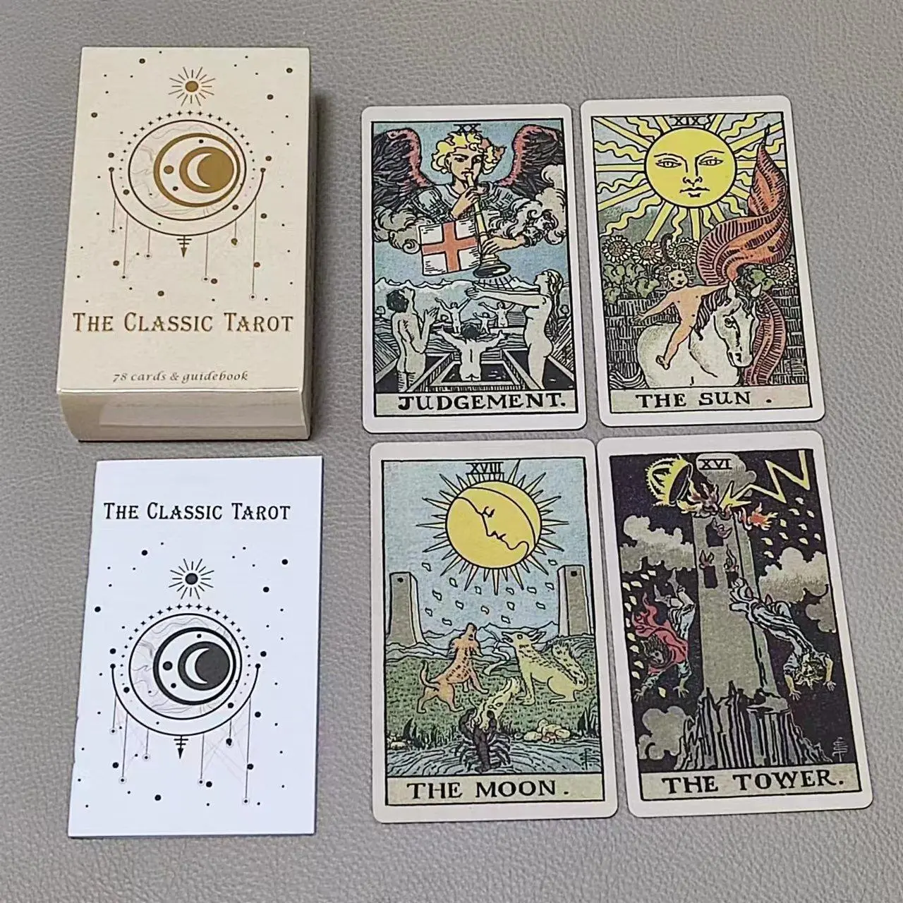 Tarot Deck With Guidebook - بطاقات التاروت الكلاسيكية مع كتيب إرشادي