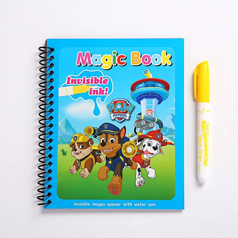 Reusable Water Magic Coloring Book - كتاب تلوين سحري قابل لإعادة الاستخدام