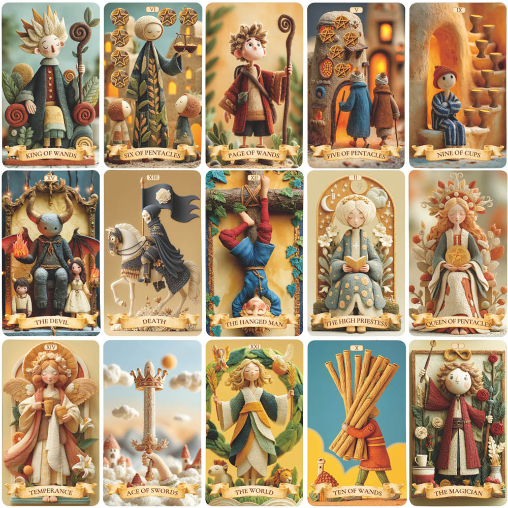 مجموعة بطاقات التارو 78، لعبة  - مراجعة Tarot Deck With Guidebook وسعره