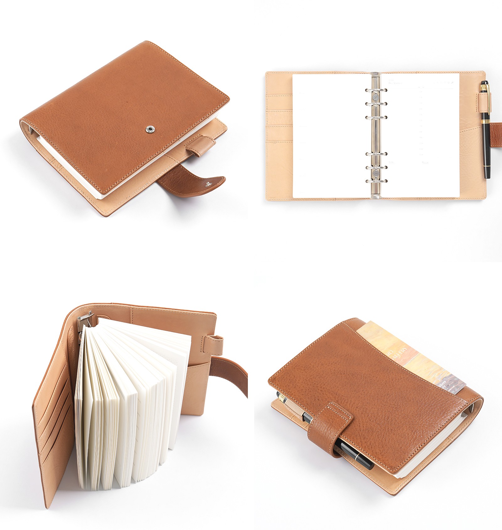 Moterm Franklin Covey حجم صغير - مراجعة Vintage Leather Journal Notebook وسعره