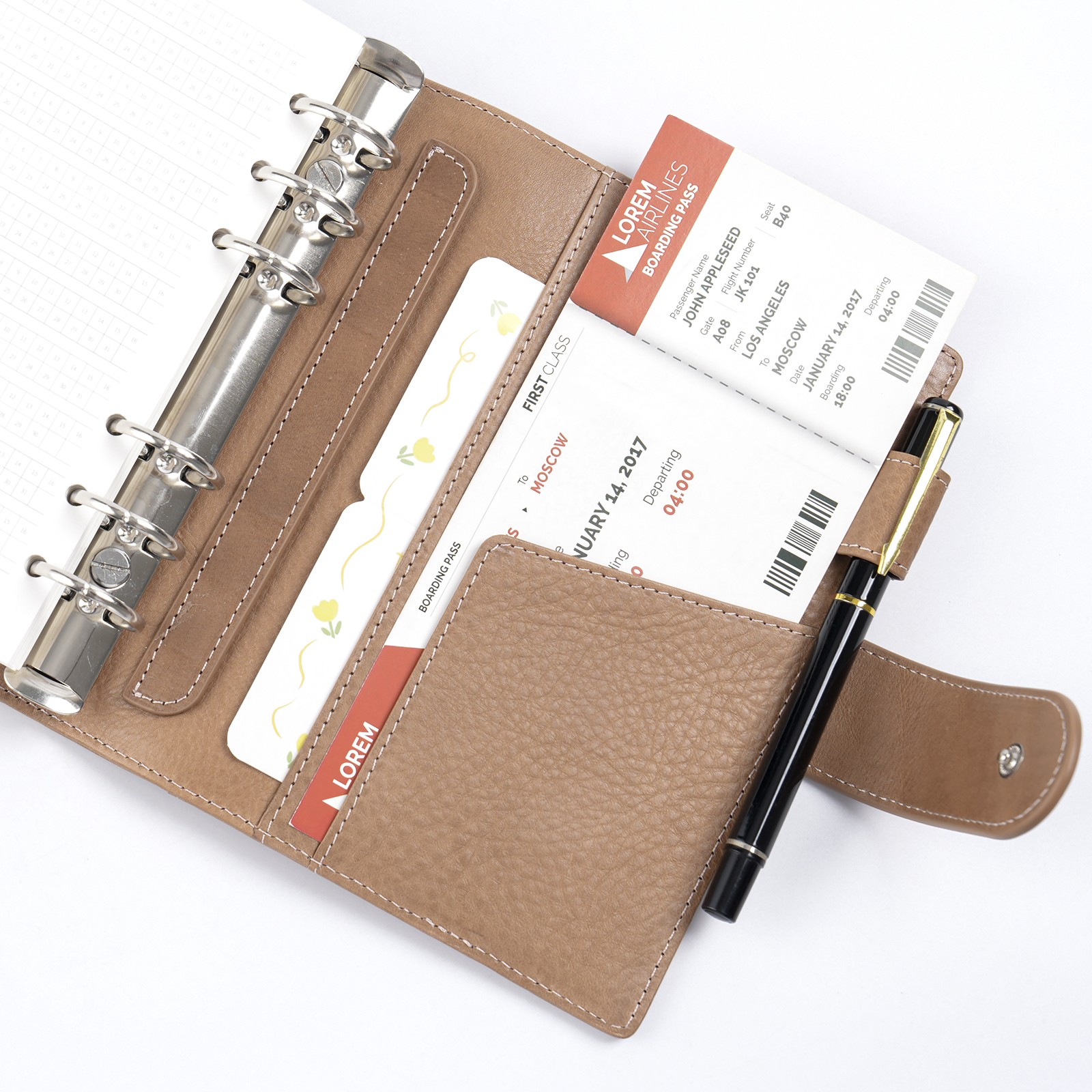 Moterm Franklin Covey حجم صغير - مراجعة Vintage Leather Journal Notebook وسعره