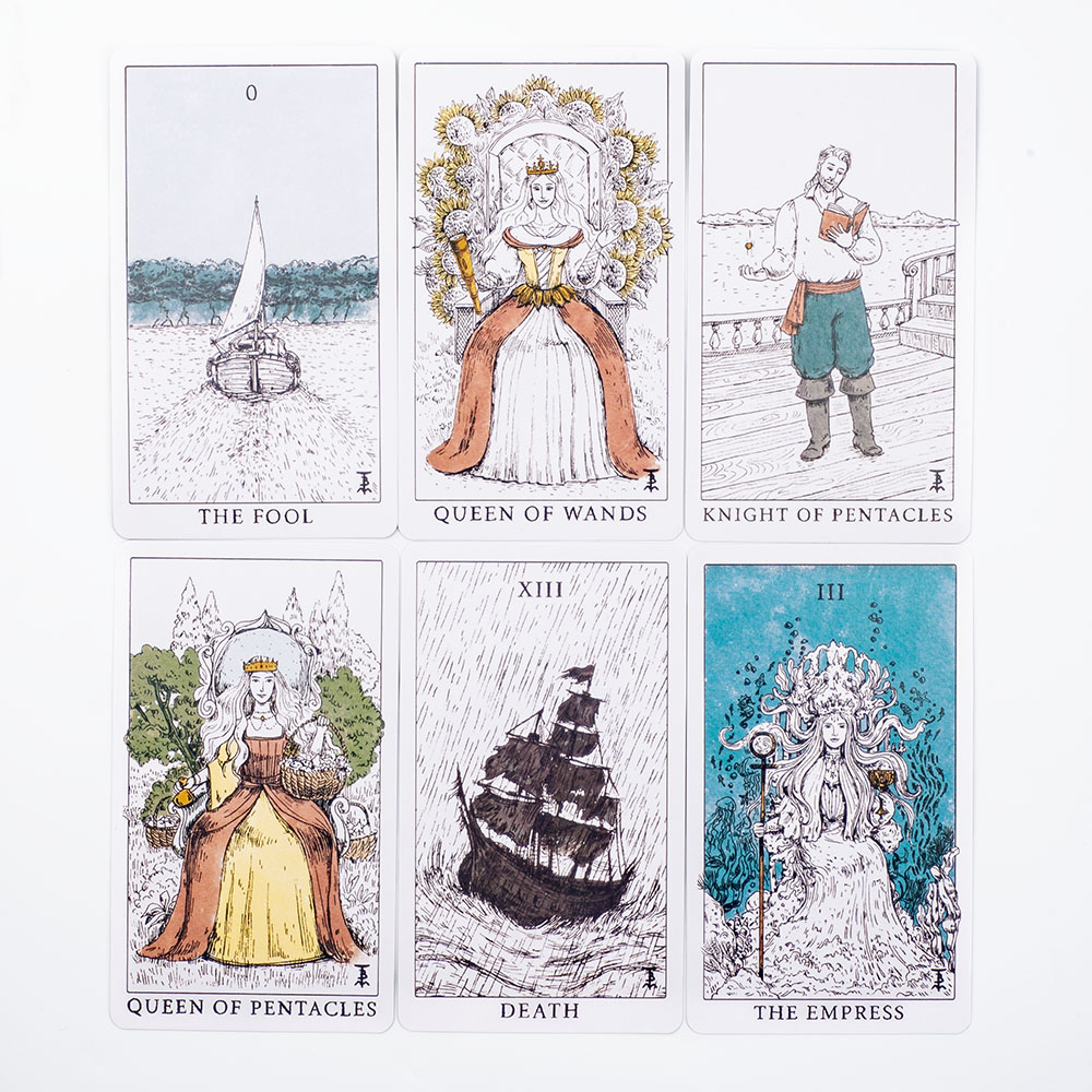 سطح السفينة العاصفة من التاروت - مراجعة Tarot Deck With Guidebook وسعره